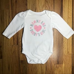 ✨Sold✨ Mommy & Daddy’s Girl Bodysuit / Onesie
